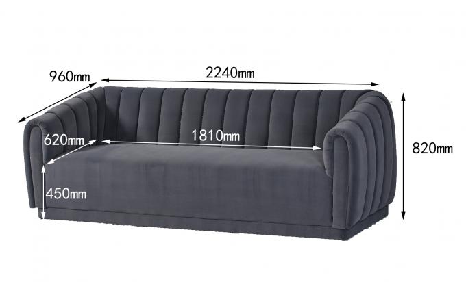 Ereignis-Aufenthaltsraum-Möbel-Wohnzimmer Sofa Set With Velvet 0
