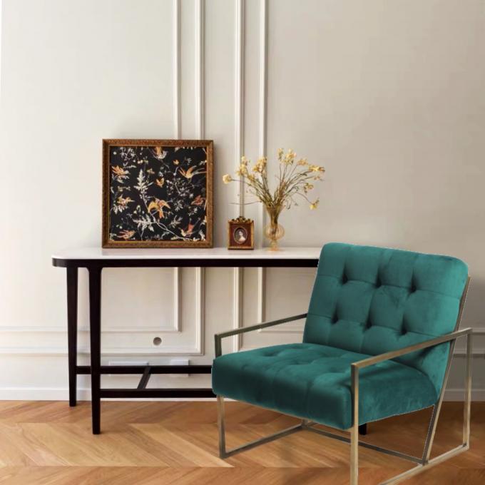 Luxushauptmöbel-Wohnzimmer Sofa With Metal Decoration 1