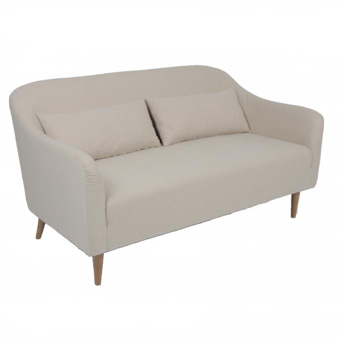 Klassischer Sitzer Sofa With Wooden Leg ODM-Leinen-2 0