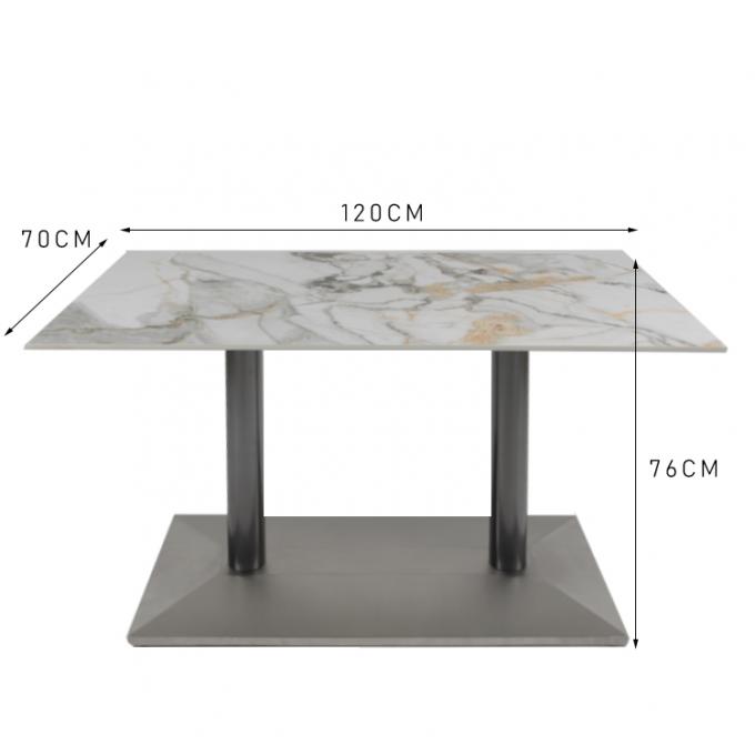 Luxusquadrat Soem-Marmor-Sockel-Speisetisch 0