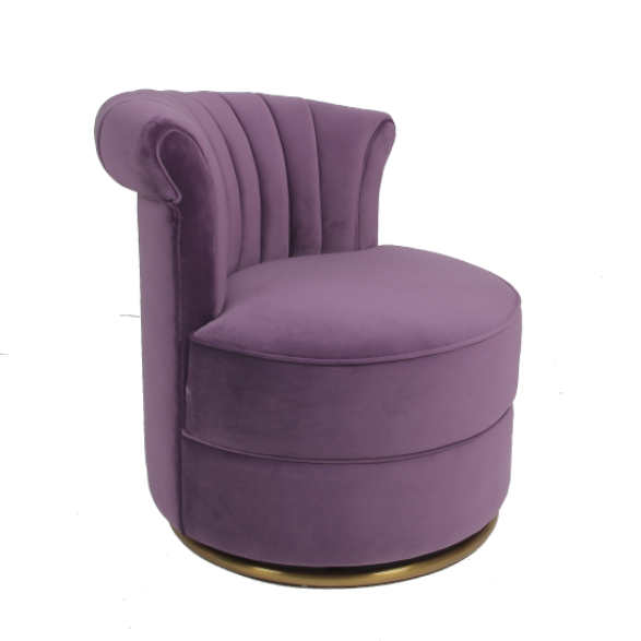 Hauptwohnzimmer Sofa Chair des samt-Gewebe-H75cm 1