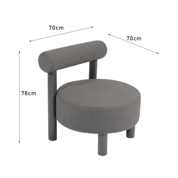 70*70*78cm legt sich geometrisches Form-Wohnzimmer für das Kaffee-Restaurant-Speisen hin 0