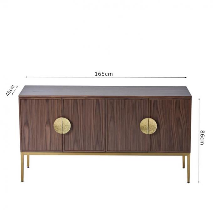 H86cm-Wein-Kabinett Fernsehstand-Luxushotel-Schlafzimmer-Möbel-festes Holz 0
