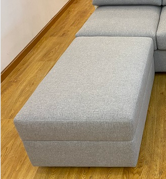 Kundenspezifisches modernes Samt-Gewebe-Wohnzimmer Sofa With Solid Wood Frame 0