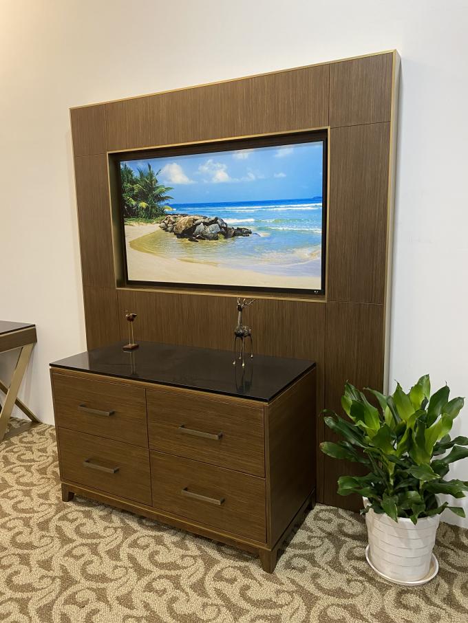 Kundengebundene Hotel-Möbel-Sätze umfassen Plattform-Kopfende-Tabelle Sofa Modern 0