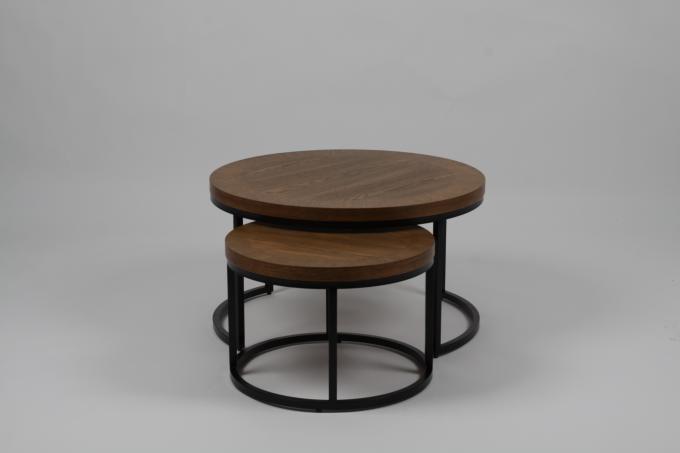 Eisenstange-Café-Retro- Bartisch und Stuhl-Kombination Durchmesser 80X45 0