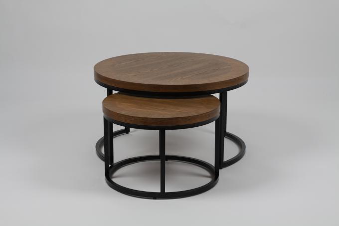 Eisenstange-Café-Retro- Bartisch und Stuhl-Kombination Durchmesser 80X45 1