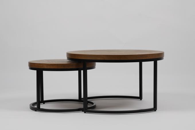 Eisenstange-Café-Retro- Bartisch und Stuhl-Kombination Durchmesser 80X45 2