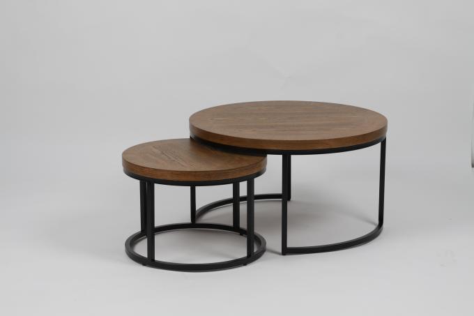 Eisenstange-Café-Retro- Bartisch und Stuhl-Kombination Durchmesser 80X45 3
