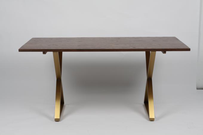 Speisetisch-Grau Modern Family-Eisen-hölzernes Spitze MDF 0
