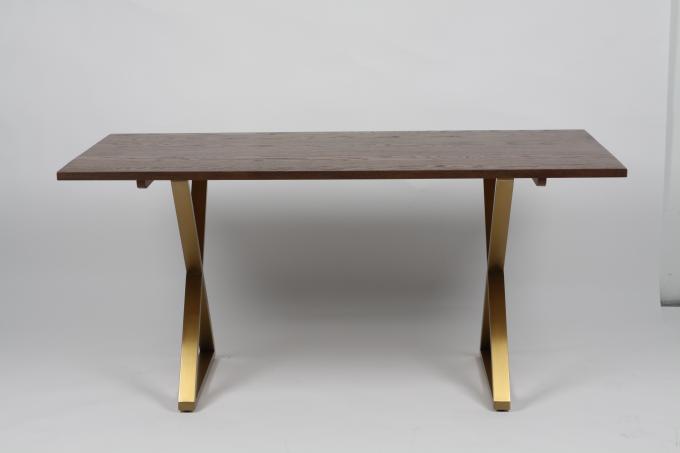Speisetisch-Grau Modern Family-Eisen-hölzernes Spitze MDF 1