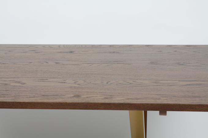 Speisetisch-Grau Modern Family-Eisen-hölzernes Spitze MDF 2