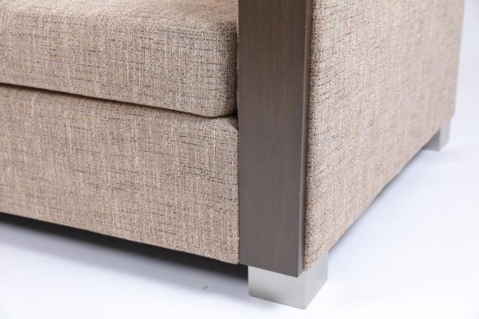 Kundengebundenes Wohnzimmer-Sofa Loveseats Combing Wooden Frame-Gewebe 1