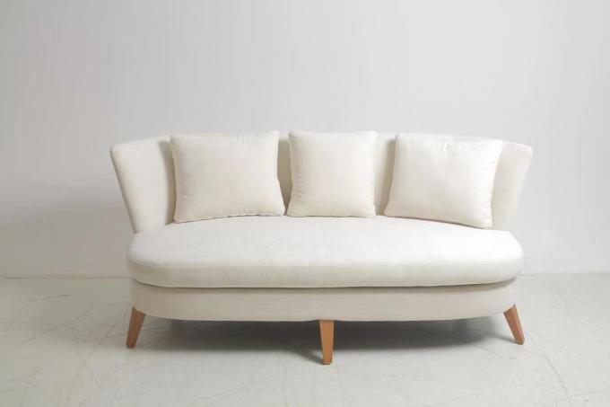 Elegantes modernes Samt-Gewebe mit hölzernem Rahmen Sofa Set For Home Furniture 1