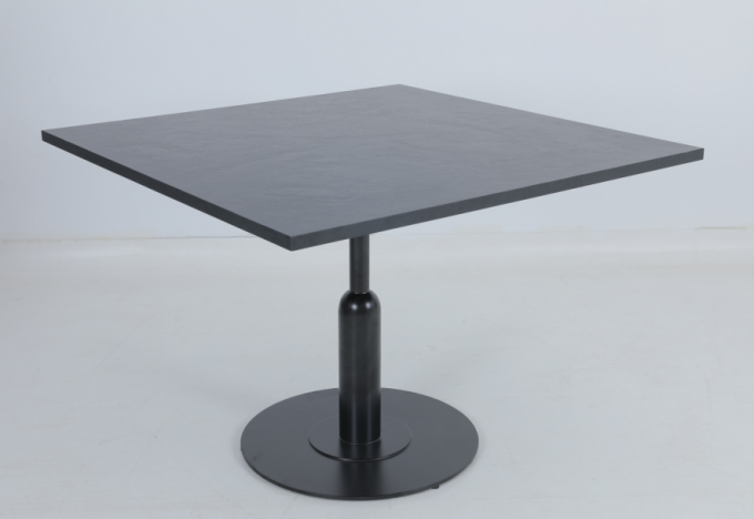 Holztopf Schlaftisch Kaffeetafel Edelstahl-Basis Luxus modern 2
