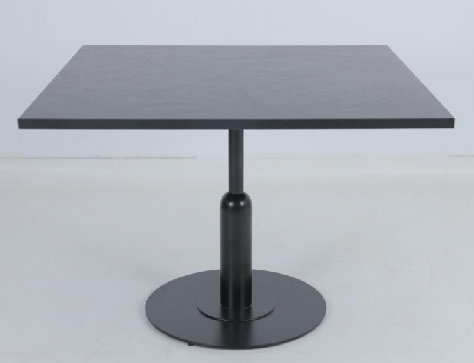 Holztopf Schlaftisch Kaffeetafel Edelstahl-Basis Luxus modern 1