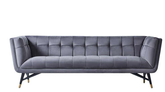 kaufen Festes hölzernes Rahmen-Wohnzimmer Sofa With Synthetic Leather Online-Herstellung