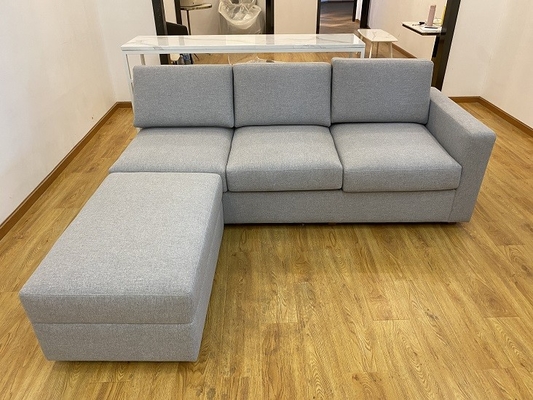 kaufen Kundenspezifisches modernes Samt-Gewebe-Wohnzimmer Sofa With Solid Wood Frame Online-Herstellung