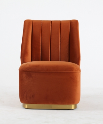 kaufen Wohnzimmer-einzelner Samt moderner Sofa Chair Modern And Luxury Online-Herstellung