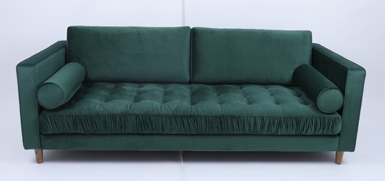 kaufen Modulare durchgeheftet knöpfen Sitzer Sectionals Samt-Büro-Sofa Living Rooms 3 Online-Herstellung