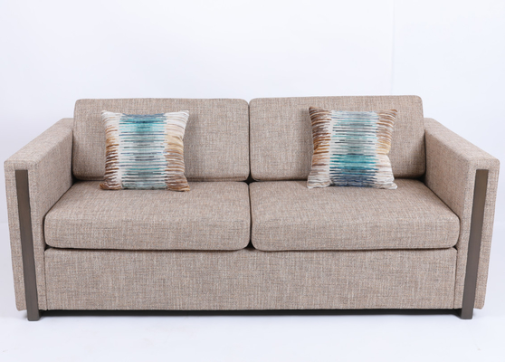 kaufen Stoff Gepolsterte Hölzerne Armlehne Hotel Queen Schlafsofa Luxus Modernes Design Online-Herstellung