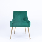 Customized Hotel Chairs Couches With Wood Frame Velvet Fabric
