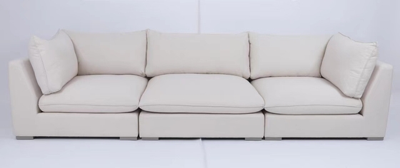 kaufen Maßgeschneidertes modernes Sofa im Wohnzimmer mit Holzrahmen Online-Herstellung