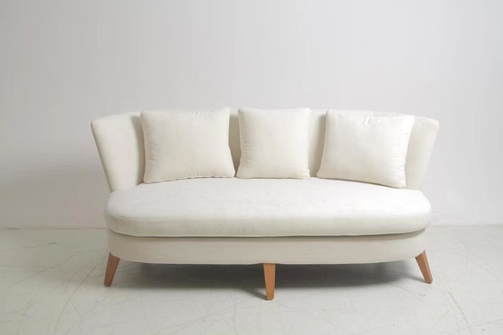 kaufen Elegantes modernes Samt-Gewebe mit hölzernem Rahmen Sofa Set For Home Furniture Online-Herstellung