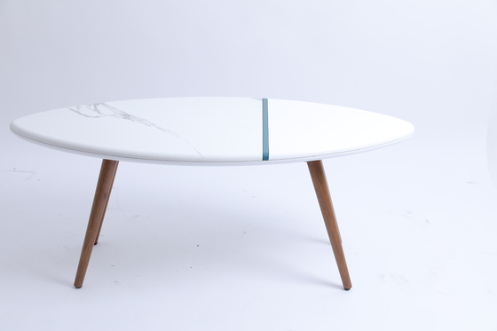 kaufen Kleine Café-Runde Möbel-Tisch Center Tea Bedside Table-Wohnzimmer Mdf mit den hölzernen Beinen Online-Herstellung