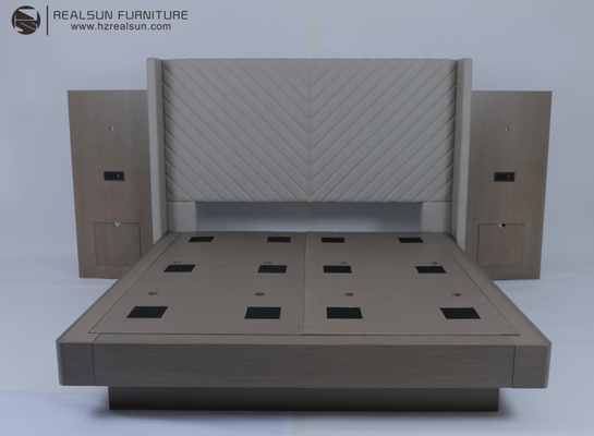 kaufen Moderne Hotel-Schlafzimmer-Möbel König-Bed With Headboard stellen ein Online-Herstellung