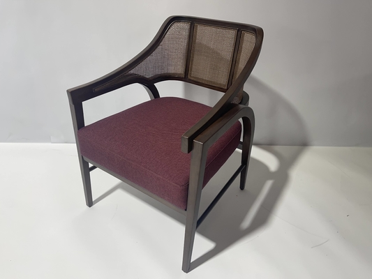 kaufen Moderner Luxus-Cane Chair With Upholstery Fabric für Handelshotel Online-Herstellung