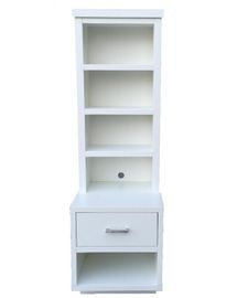kaufen PU beenden hohe Nachttische mit Fächern/weißer Enge hohes Nightstand Online-Herstellung