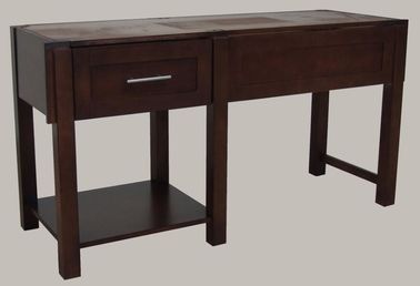 kaufen 1 Fach-Sperrholz-modernes Badezimmer-Eitelkeits-Kabinett-Birken-Furnier-Blattdunkle Fleck-Farbe Online-Herstellung