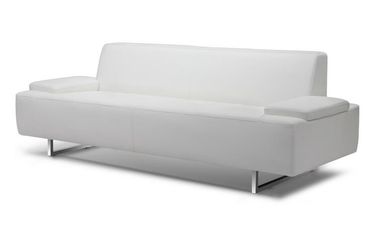 kaufen Zeitgenössischer lederner Sitzer Sofa Metal Leg Withs 3 des übersichtlichen Designs, 18