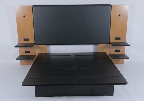 kaufen Holz-Vinyl Polster-König Kopfteil Hotel Schlafzimmermöbel Online-Herstellung