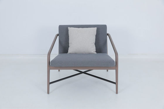 kaufen Vintage Gastfreundschaft Esszimmer Stühle Holz Polsterung Grauer Armstuhl Online-Herstellung