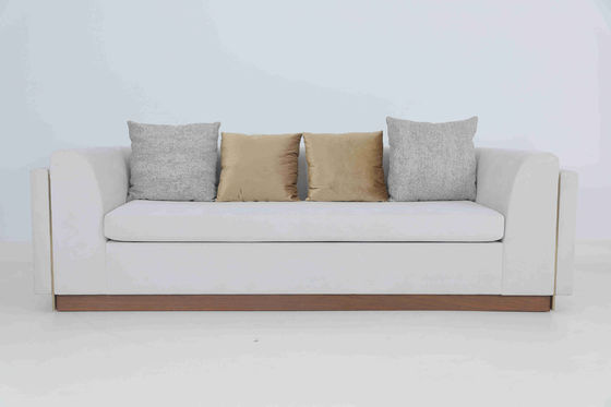 kaufen Maßgeschneiderte gepolsterte Wohnzimmersofa aus Holz Online-Herstellung