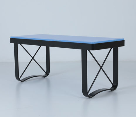 kaufen Benjamin Blau Oberquadrat kleiner Couchtisch mit Metallbasis moderner Art Online-Herstellung