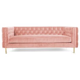kaufen Hauptmöbel rosa Samt-Gewebe-Ereignis-Möbel-Miete mit goldenes Bein des Metall 4 fester hölzerner Basis Sofa Sets Online-Herstellung
