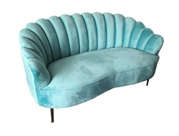 kaufen Bule-Samt-Gewebe heftete sich modernen Raum Chesterfields Sofa For Big Lots Living durch Online-Herstellung