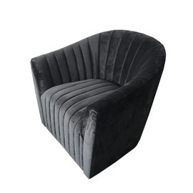 kaufen Zeitgenössisches einzelnes Sofa des fantastischen neuen Entwurfs, schwarzes Samtsofaereignis-Hochzeitssofa Online-Herstellung