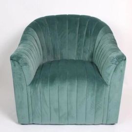 kaufen Zeitgenössisches einzelnes Sofa des fantastischen neuen Entwurfs, blaues Samtsofaereignis-Hochzeitssofa Online-Herstellung