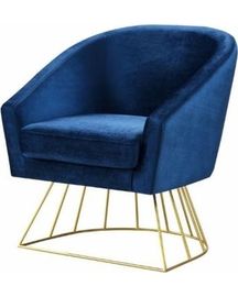 kaufen einzelnes Sofa des heißen modernen europäischen Art-Samts des Verkaufs 2018 Online-Herstellung