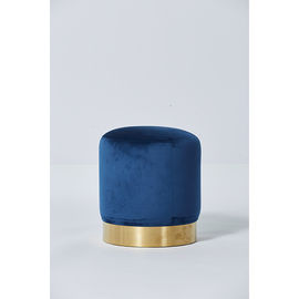 kaufen Moderne Polsterungs-Blue Velvet-Bett-Osmane-Bank mit Metallfuß Online-Herstellung