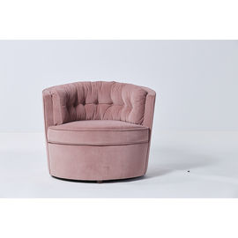 kaufen Bequeme Wohnzimmer-Luxusmöbel legen rosa Samt-Gewebe mit festem Holz hin Online-Herstellung