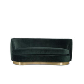 kaufen Hauptsamt wohnzimmer-Sofa Vintage Luxurious Velvet Upholsterys Sofa With Toe Kick In Online-Herstellung