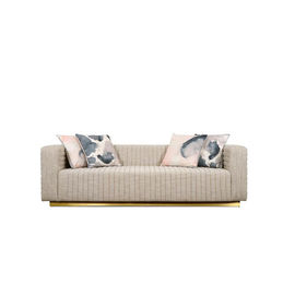 kaufen Amerikanisches klassisches Hauptmöbel-Wohnzimmer-Sofa-4-Sitze- Chesterfield-modernes Leinengewebe-Sofa Online-Herstellung