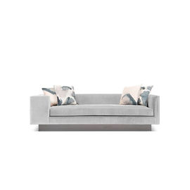 kaufen Neuer Entwurf fertigte Berufsluxusfreizeit-Sofa Fabric Upholstery Wood Frame-Metallbeine besonders an Online-Herstellung