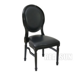 kaufen Eventing-Luxushotel-Schlafzimmer-Möbel kurvten hinteres Harz schwarzen Louis Chair Online-Herstellung