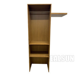 kaufen Furnieren Sie bewaldeten offenen gehenden Wandschrank-Speicher-Garderoben-Wandschrank-Einsatz in Grey Tones Online-Herstellung